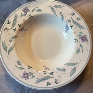 Pfaltzgraff April Vintage Rimmed Soup/Salad Bowls - set of 2